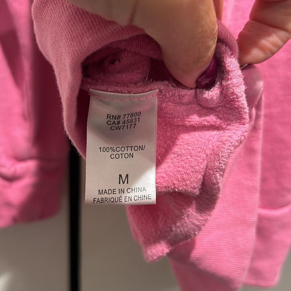 Chaser Pink Sweatshirt, Size Medium - Picture 6 of 7